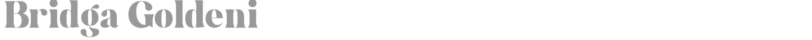 Bridga Goldeni font preview